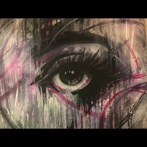 “Eye Spy” Fine Art painting by artist Holly Hefner, Kelowna, Canada